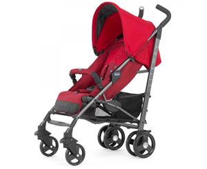 Chicco Liteway 2 Compact Travel Stroller/Pram Adjustable Baby/Infant 0-36m Red