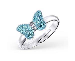 Children's 925 Sterling Silver Butterfly Ring