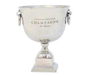 Claridge Silver Champagne Bucket on Pedestal Low