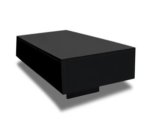 Coffee Table High Gloss Black 85x55x31cm Living Room Furniture Stand