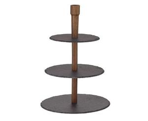 Coleman Three Tier Slate Serving Stand