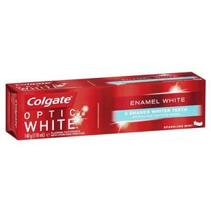 Colgate Optic White Enamel White Sparkling Mint Whitening Toothpaste with hydrogen peroxide 140g