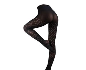 Couture Womens/Ladies Ultimates Tights (1 Pair) (Black - Victoria) - LW399
