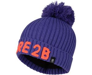Dare 2b Girls Indication Fleece Lined Bobble Beanie Hat - SimplyPurple