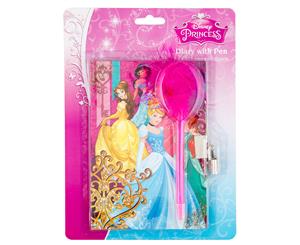 Disney Princess A5 Diary w/ Lock & Pen