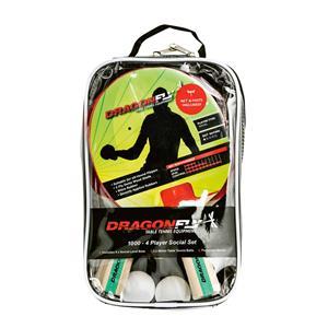 Dragonfly 1000 4 Player Table Tennis Set