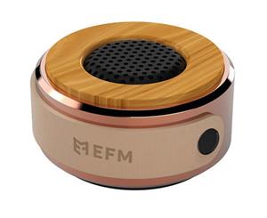 EFM Bergen Bluetooth Wireless Portable Speaker Rose Gold w/ Handsfree Function