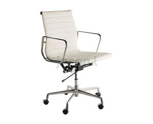Eames Reproduction Boardroom Office Chair - Medium Back White