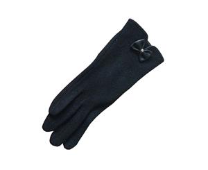 Eastern Counties Leather Womens/Ladies Geri Wool-Blend Gloves (Black) - EL175