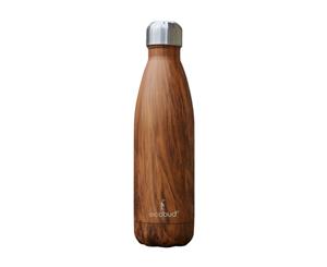 Ecobud Insulated Stainless Steel Water Bottle (Wood)