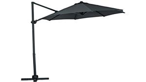 Elio 300cm Octagonal Cantilever Outdoor Umbrella - Charcoal