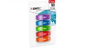 Emtec C410 5-Pack 16GB USB2.0 Flash Drive