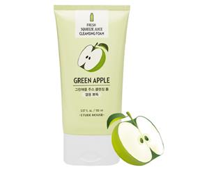 Etude House Fresh Squeeze Juice Cleansing Foam #Green Apple 150ml Face Cleanser