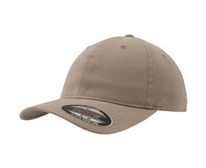 Flexfit Garment Washed Cotton Dad Baseball Cap (Pack Of 2) (Khaki) - RW6731
