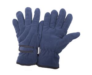Floso Mens Thinsulate Winter Thermal Fleece Gloves (3M 40G) (Navy) - GL138
