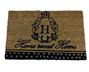 French Country New Front Door Floor Mat Rectangle Coir Home Sweet Home Floormat