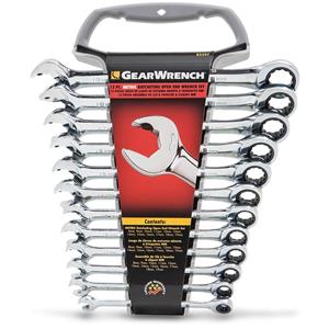 Gearwrench 12 Piece Metric Double Ratcheting Spanner Set 85597BW