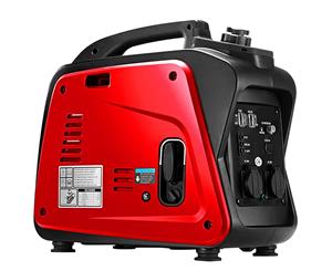 GenTrax Red 2.0KW Max 1.7KW Rated Inverter Generator 2 x 240V Outlets Pure Sine Portable Camping