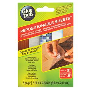 Glue Dots 5 Piece Repositionable Sheets
