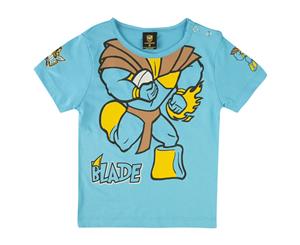 Gold Coast Titans NRL Infant Mascot 'Blade' Tee T-Shirt Size 0