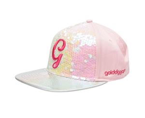 Golddigga Girls Snapback Junior - Pink/Silver