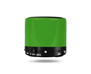 Green Portable Mini Bluetooth Wireless AUX Stereo Music Speaker for iPhone iPad PC