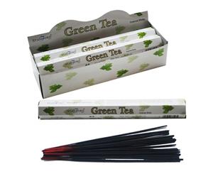 Green Tea (Pack Of 6) Stamford Hex Incense Sticks