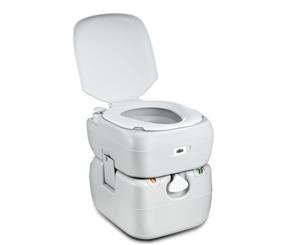 Grey Portable Camp Toilet Potty 22L