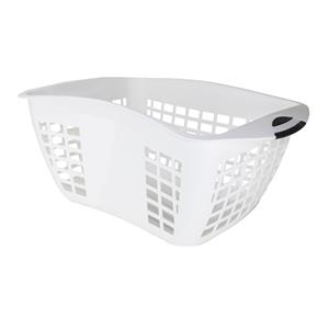 Homeleisure 45L Hip Huggers Laundry Basket - White