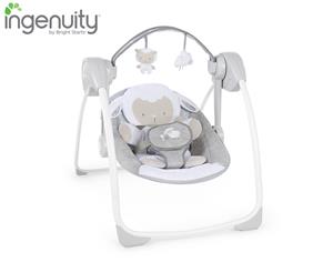 Ingenuity Comfort 2 Go Portable Baby Rocking Swing - Cuddle Lamb