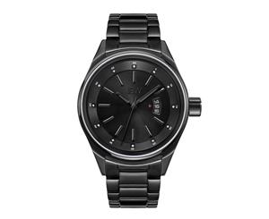 JBW Men Black Ion-Plated Stainless Steel Watch J6287K