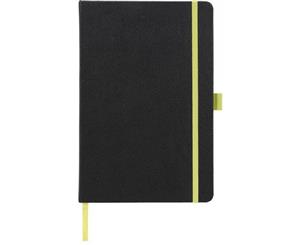 Journalbooks A5 Lasercut Notebook (Solid Black/Lime) - PF2235