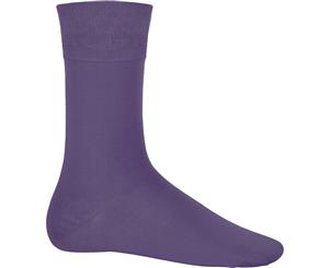 Kariban Cotton City Mens Casual Cotton Rich Socks (Purple) - RW4205