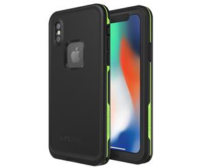 LIFEPROOF FRE WATERPROOF CASE FOR IPHONE X - BLACK/LIME