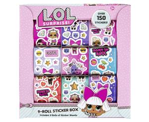 L.O.L. Surprise! 9-Roll Sticker Box