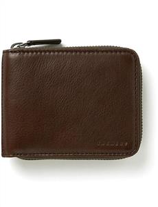 Leather Benjamin Zip Wallet