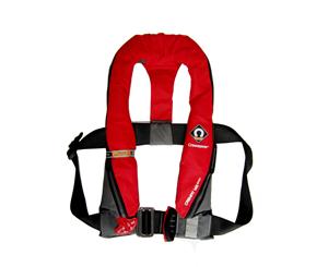 Life Jacket Crewsaver Crewfit Fiery Red 165N Manual Inflatable Harness Loop