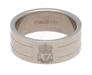 Liverpool Fc Medium Stripe Ring (Silver) - TA2045