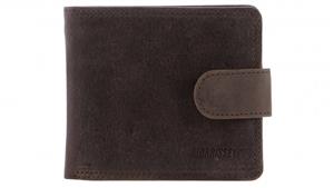 Morrissey Mens Hunter Tabbed Leather Wallet - Chocolate