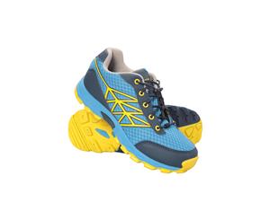 Mountain Warehouse Hercules Kids Running Shoes - Lightweight EVA Cushioned - Blue