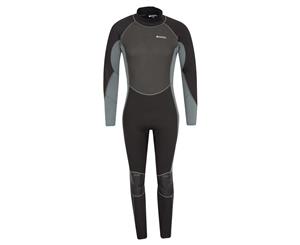 Mountain Warehouse Mens Wetsuit with Neoprene Fabric and Flat Seams - 2.5 mm - Charcoal
