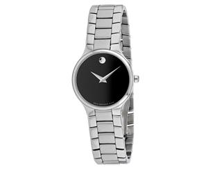 Movado Women's Serio Black Dial Watch - 607288