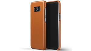 Mujjo Leather Case for Samsung Galaxy S8+- Saddle Tan