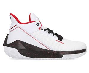 Nike Men's Jordan 2X3 Basketball Shoes - White/Black-Gym Red