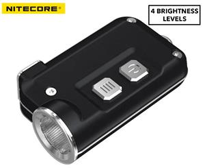 Nitecore TINI Mini Metallic Keychain Light - Black