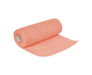 Pack of 100 Jantex Non Woven Cloths Red (Roll of 100)