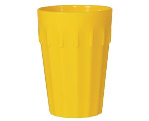 Pack of 12 Kristallon Polycarbonate Tumblers Yellow 260ml