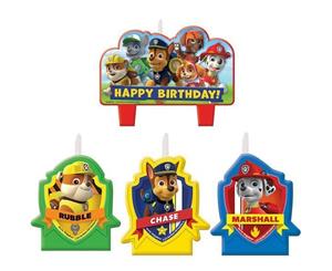 Paw Patrol Happy Birthday Candle Set