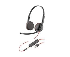 Plantronics Blackwire C3225 UC Stereo Corded Headset USB-A