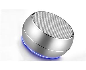 Portable Bluetooth Speakers with MicHands-free Function-Silver